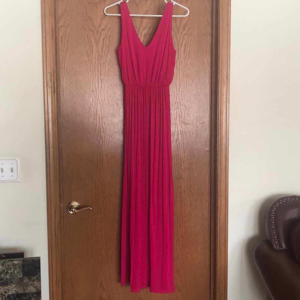 Pink maxi dress